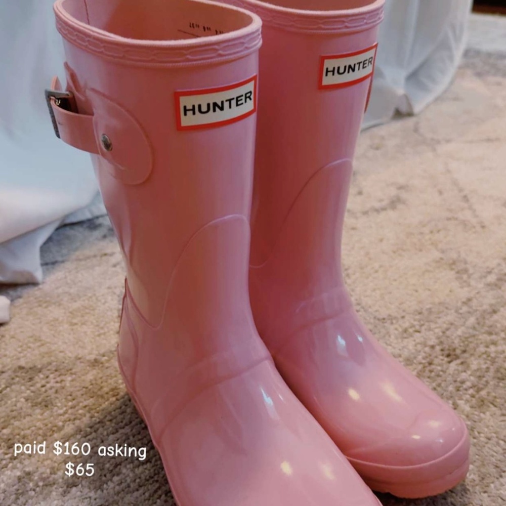 Pink Hunter boots!!